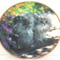 Persian Cat Collector Plate Sitting Pretty Franklin Mint Retired Nancy Matthews