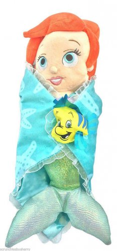 Disney Babies Ariel Plush and Blanket Theme Parks New