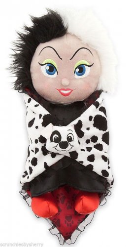 Disney Babies Cruella de Vil Plush and Blanket Theme Parks New
