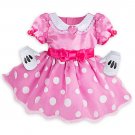 Disney Store Minnie Mouse Baby Costume Dress with Gloves 18-24 Months Disney Store Minnie Mouse Baby Costume Dress with Gloves 18-24 Months
