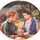 Gone with the Wind Collectors Plate Scarlet Ashley War Bradford Exchange Vintage