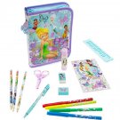 Disney Store Tinker Bell Zip Up Art Case Stationary Kit School Supplies Pencils Markers 2015