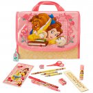 Disney Store Beauty and the Beast Zip Up Art Case Stationary School Supplies Pencils 2017 Disney Store Beauty and the Beast Zip Up Art Case Stationary School Supplies Pencils 2017