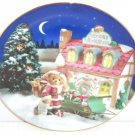 Cherished Teddies Collectors Plate You're Top List Christmas Santa Teddy Bear