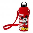 Disney Store Mickey Mouse Red Aluminum Water Bottle with Cover Disney Store Mickey Mouse Red Aluminum Water Bottle with Cover