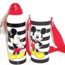 Disney Store Mickey Mouse White Aluminum Water Bottle with Cover Disney Store Mickey Mouse White Aluminum Water Bottle with Cover