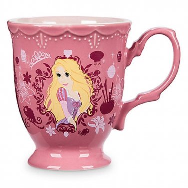 Disney Store Princess Rapunzel Flower Mug 2017