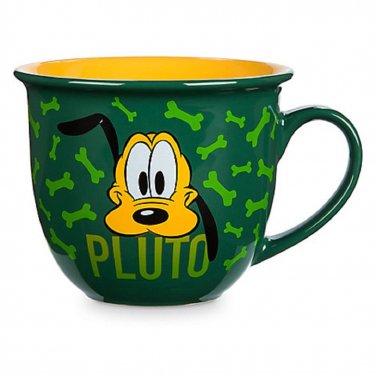 Disney Store Character Mug Pluto Green 2017