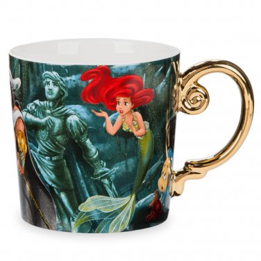 Disney Store Ariel Eric Fairytale Desinger Coffee Cup Mug 2017