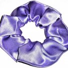 Lavendar Satin Fabric Hair Scrunchie Scrunchies by Sherry