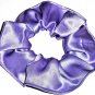 Lavendar Satin Fabric Hair Scrunchie Scrunchies by Sherry