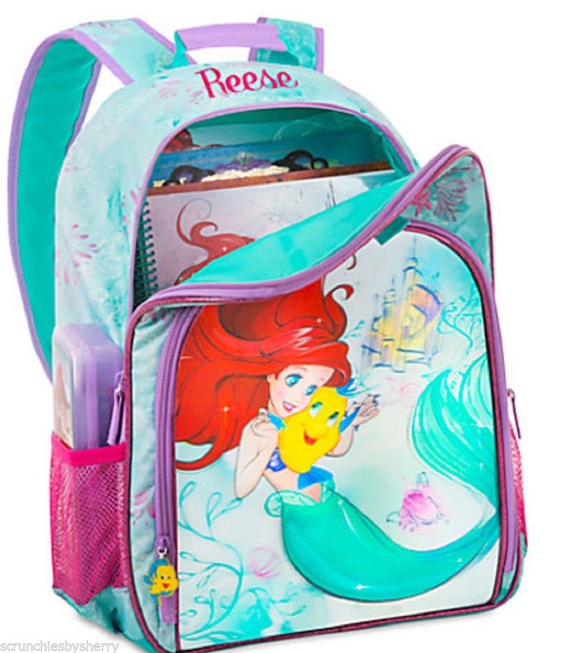 Disney Store Princess Ariel The Little Mermaid Backpack