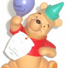 Disney Winnie Pooh Figurine Birthday It's a hip Poohray Day Hat Balloon