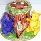 Disney Winnie Pooh Eeyore Piglet Toothbrush Holder Hand Painted Kids Bathroom