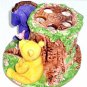 Disney Winnie Pooh Eeyore Piglet Toothbrush Holder Hand Painted Kids Bathroom