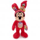 Disney Store Minnie Mouse Bunny Easter Rabbit Plush Toy Exclusive Red 2015 New