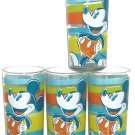 4 Disney Mickey Mouse Cups Acrylic Glasses Summer Fun Blue Orange Yellow 4 Disney Mickey Mouse Cups Acrylic Glasses Summer Fun Blue Orange Yellow