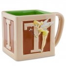 Disney Store Tinker Bell Coffee Mug 25 Anniversary Toy Block Green Cream Brown