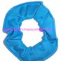 Turquoise Knit Fabric Hair Scrunchies Ties