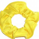 2 Dandelion Yellow Knit Fabric Mini Hair Scrunchies Ties