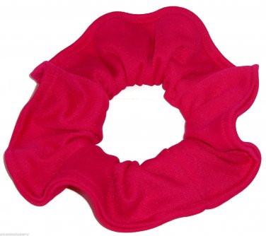 2 Gyspy Pink Knit Fabric Mini Hair Scrunchies Ties