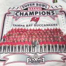 Tampa Bay Buccaneers Shirt Super Bowl 2002 Team Roster NFL John Gruden Size L