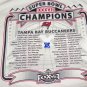 Tampa Bay Buccaneers Shirt Super Bowl 2002 Team Roster NFL John Gruden Size L