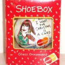 Hallmark Shoebox Ornament All I Want for Christmas is a Card MasterCard 1992 Hallmark Shoebox Ornament All I Want for Christmas is a Card MasterCard 1992