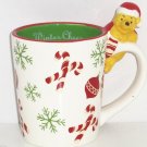 Disney Winne the Pooh on Handle Coffee Mug Cup Christmas Winter Cheer Penneys Disney Winne the Pooh on Handle Coffee Mug Cup Christmas Winter Cheer Penneys