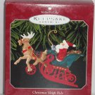 Hallmark Ornament Christmas Sleigh Ride Santa Reindeer 1998 Holiday Hallmark Ornament Christmas Sleigh Ride Santa Reindeer 1998 Holiday