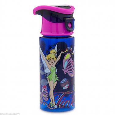 Disney Store Tinker Bell Plastic Water Bottle 2015