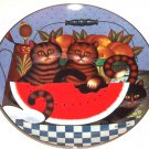 Purr-fect Places  Kitty's Treats Cat Kitty Kitten Collector Plate Bradford Exchange