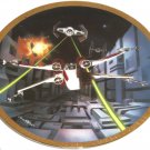 Star Wars Vehicles Collector Plate Red Five X-wing Fighter 1170D Hamilton Collection Sonia R Hillias Star Wars Vehicles Collector Plate Red Five X-wing Fighter 1170D Hamilton Collection Sonia R Hillias