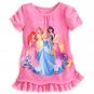 Disney Store Princess Cinderella Ariel Belle Jasmine Rapunzel PJ's 2 Piece Pajamas Size 7