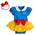 Disney Store Baby Bodysuit Costume Dress Snow White 12-18 Months Disney Store Baby Bodysuit Costume Dress Snow White 12-18 Months