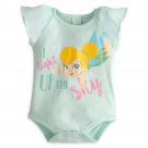 Disney Store Tinker Bell Green Baby Bodysuit 0-3 Months