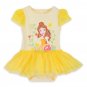 Disney Store Belle Yellow Baby Bodysuit 6-9 Months