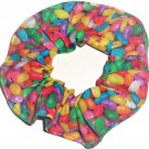 Jelly Beans Photo Fabric Hair Scrunchie Ties Pony Tail Holder Tie Scrunchies by Sherry Jelly Beans Photo Fabric Hair Scrunchie Ties Pony Tail Holder Tie Scrunchies by Sherry