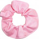 Pink Cotton Fabric Hair Scrunchie Tie Ponytail Holder Scrunchies by Sherry