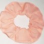 Peach Light Orange Cotton Fabric Hair Ties Scrunchie Scrunchies by Sherry