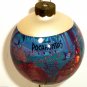 Disney Theme Parks Pocahontas John Smith Christmas Ornament Glass Ball