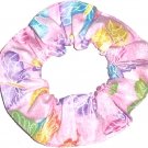 Butterflies Butterfly Pink Glitter Fabric Hair Scrunchie Ties Scrunchies by Sherry