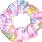 Butterflies Butterfly Pink Glitter Fabric Hair Scrunchie Ties Scrunchies by Sherry
