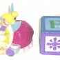 Disney Tinker Bell Salt Pepper Shakers Ball Yarn Sewing Buttons New