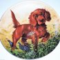Irish Setter Collector Plate 1988 Missing the Point United Kennel Club COA