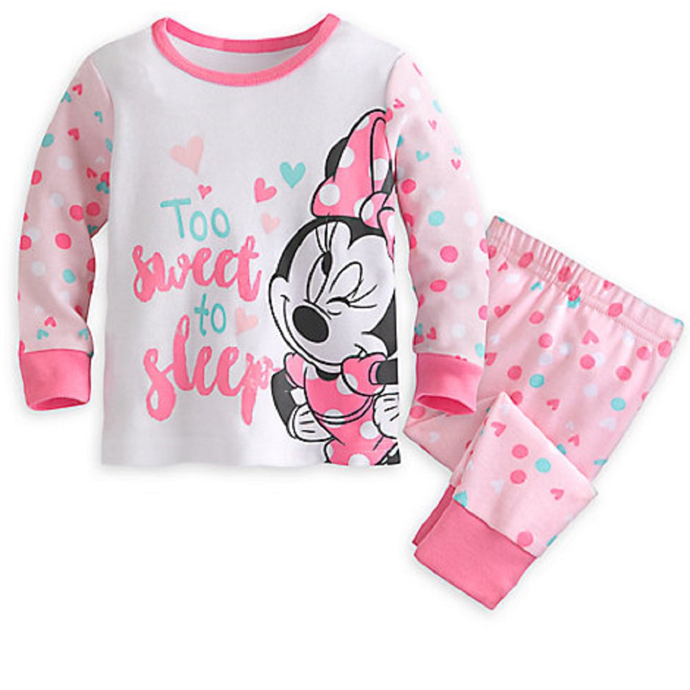 Disney Store Minnie Mouse PJ Pals for Baby Pajamas 1218 Months