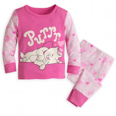 Disney Store Marie PJ Pals for Baby Pajamas 6-9 Months