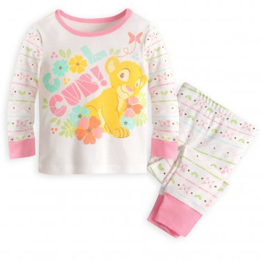 Disney Store Lion King Nala PJ Pals for Baby Pajamas 3-6 Months