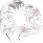 Hair Scrunchie Pale Pink Metallic Panne Velvet Tie Ponytail Holder Scrunchies by Sherry