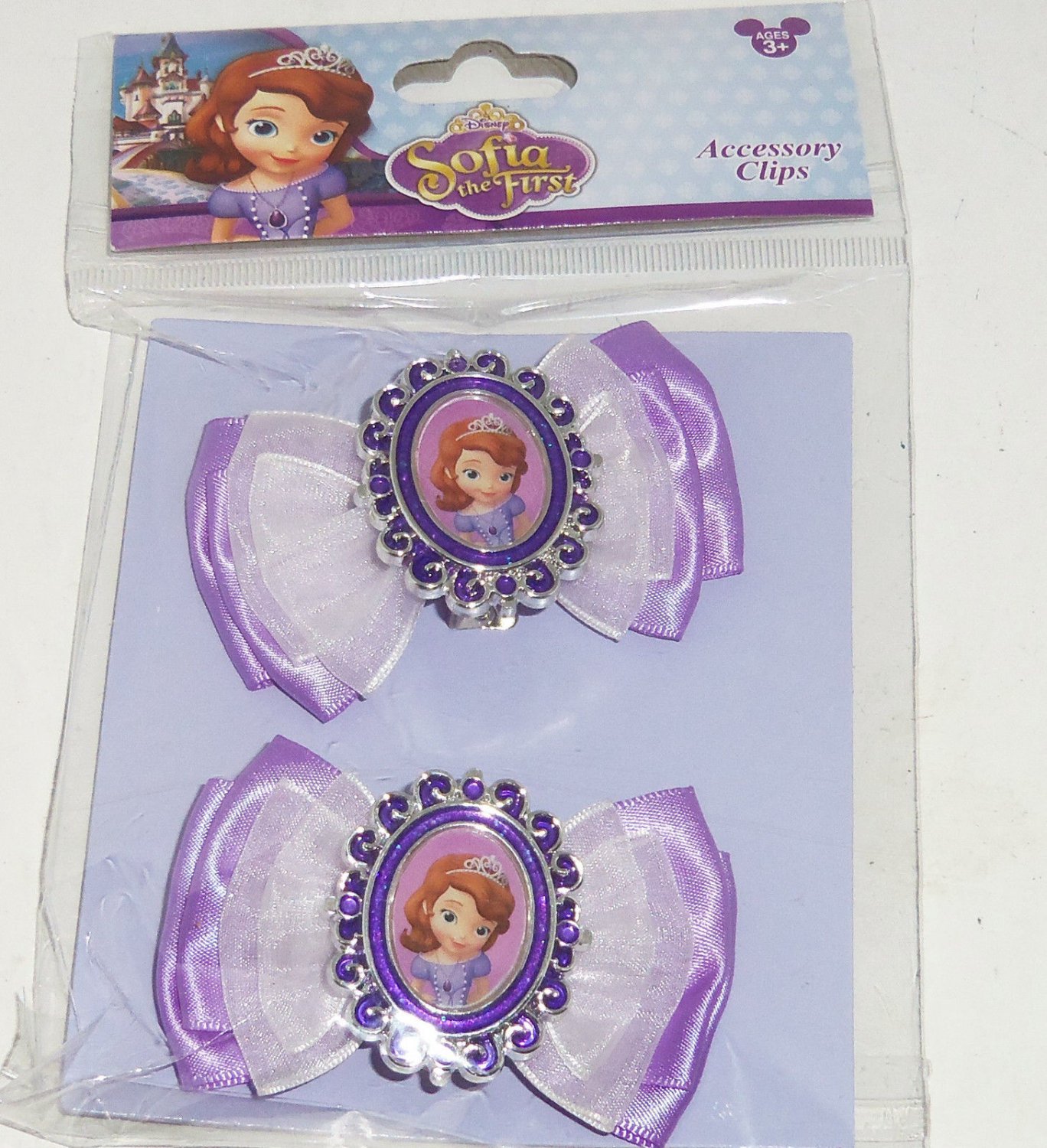 Disney Princess Girls Hair Clips Accessories Sofia the First New Theme